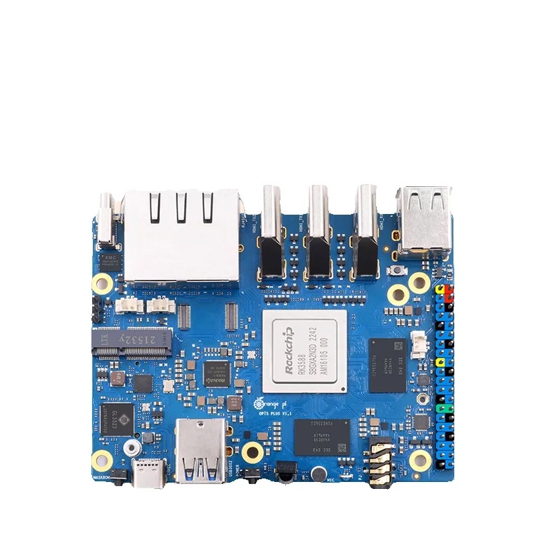 Orange Pi 5 Plus 32Gb - Orange Pi 5 Plus：4GB、8GB、16GB、32GB RAM搭載、RK3588プロセッサ、PCIeモジュール、外部Wi-Fi/Bluetooth、SSD M2.0対応。Orange