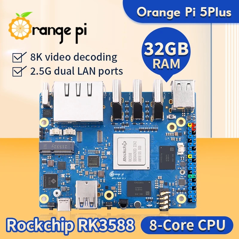 Orange Pi 5 Plus：4GB、8GB、16GB、 - Orange Pi 5 Plus 32Gb のレビューと価格