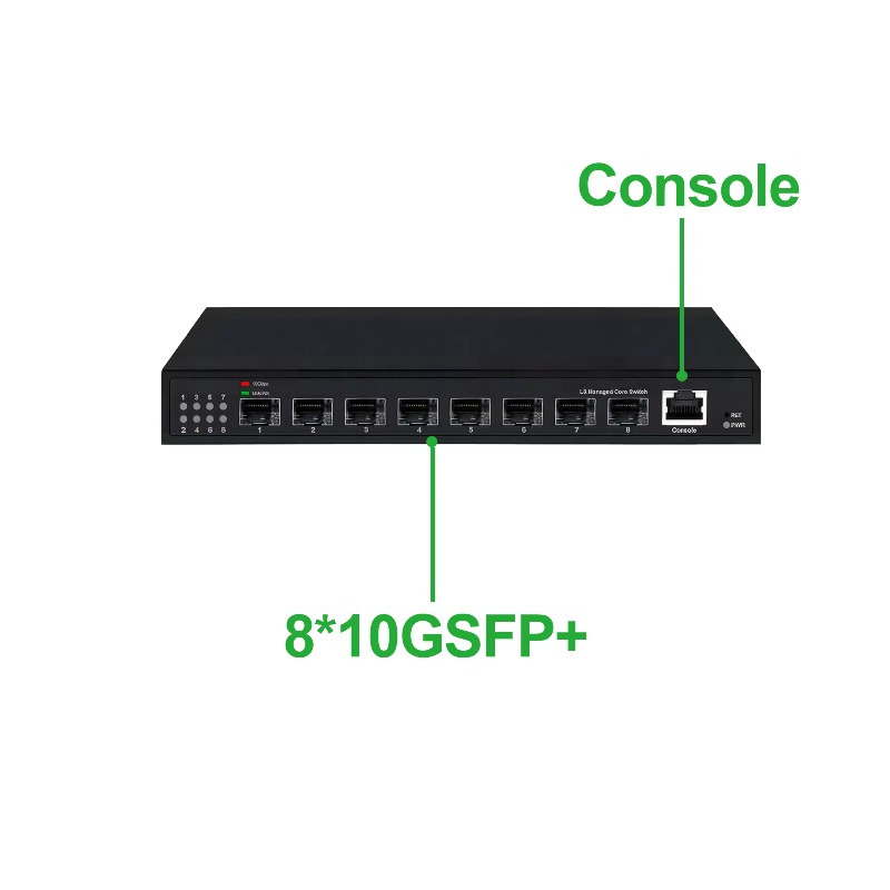 160Gbps帯域幅、L3管理型ネットワークスイッチ、8ポー - Sfp+ 10G Managed Switch 8 Port のレビューと価格